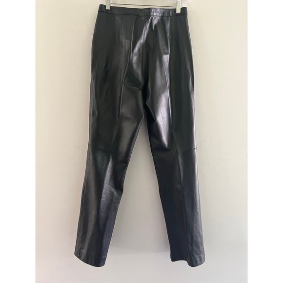 Valerie Stevens 2 Piece Lambskin Leather Suit Zip Up Jacket & Pants 6 Medium JL - Picture 8 of 12